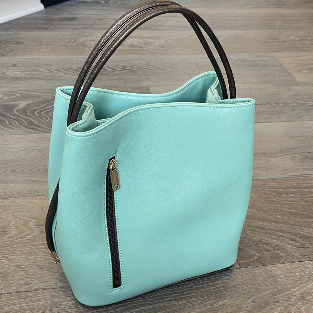 Samoe Style Handbag- NWOT-“Tiffany” Blue. 3 style Lengths!!